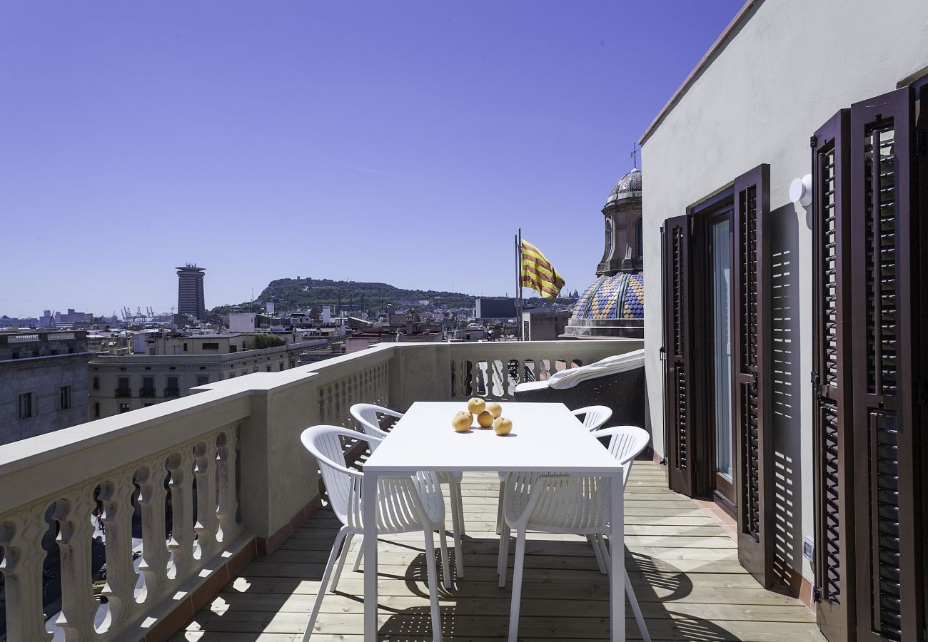 Ferienwohnung in Barcelona - W MT BISBE ATTIC SQUARE VIEW