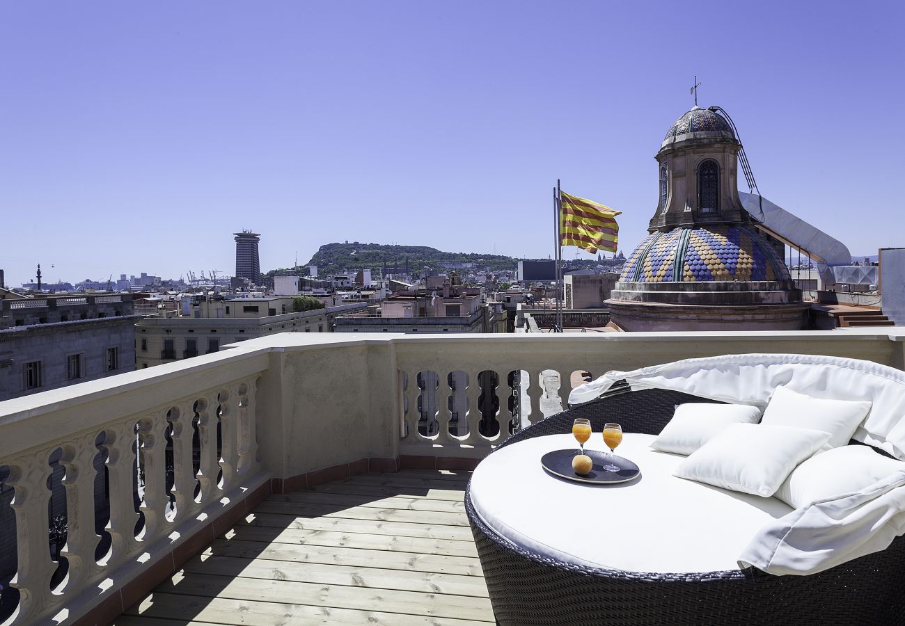 Ferienwohnung in Barcelona - W MT BISBE ATTIC SQUARE VIEW