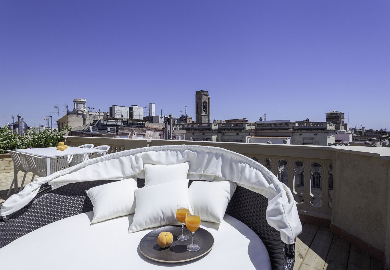 Ferienwohnung in Barcelona - W MT BISBE ATTIC SQUARE VIEW